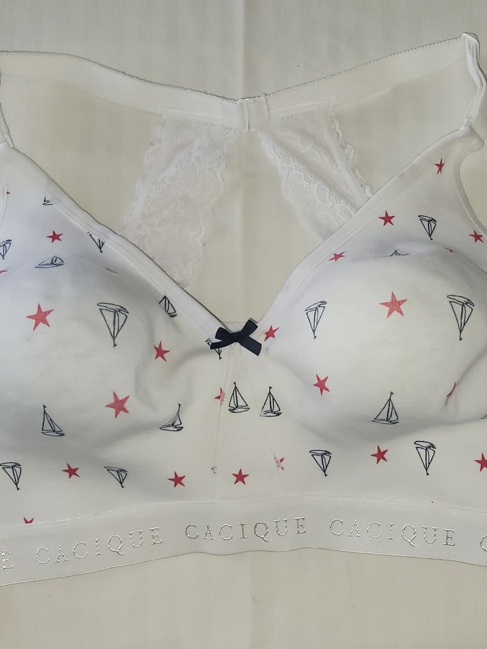 Lane Bryant Cacique Cotton Unlined No-Wire Bralette
